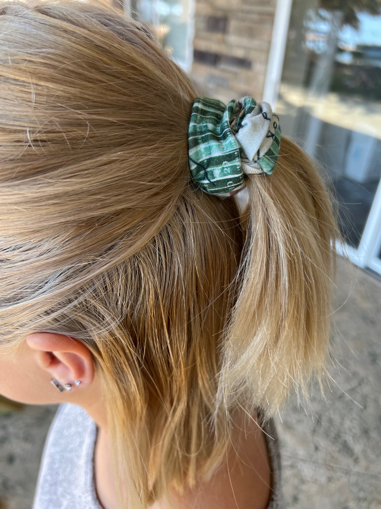 Scrunchie Key Fob Wristlet