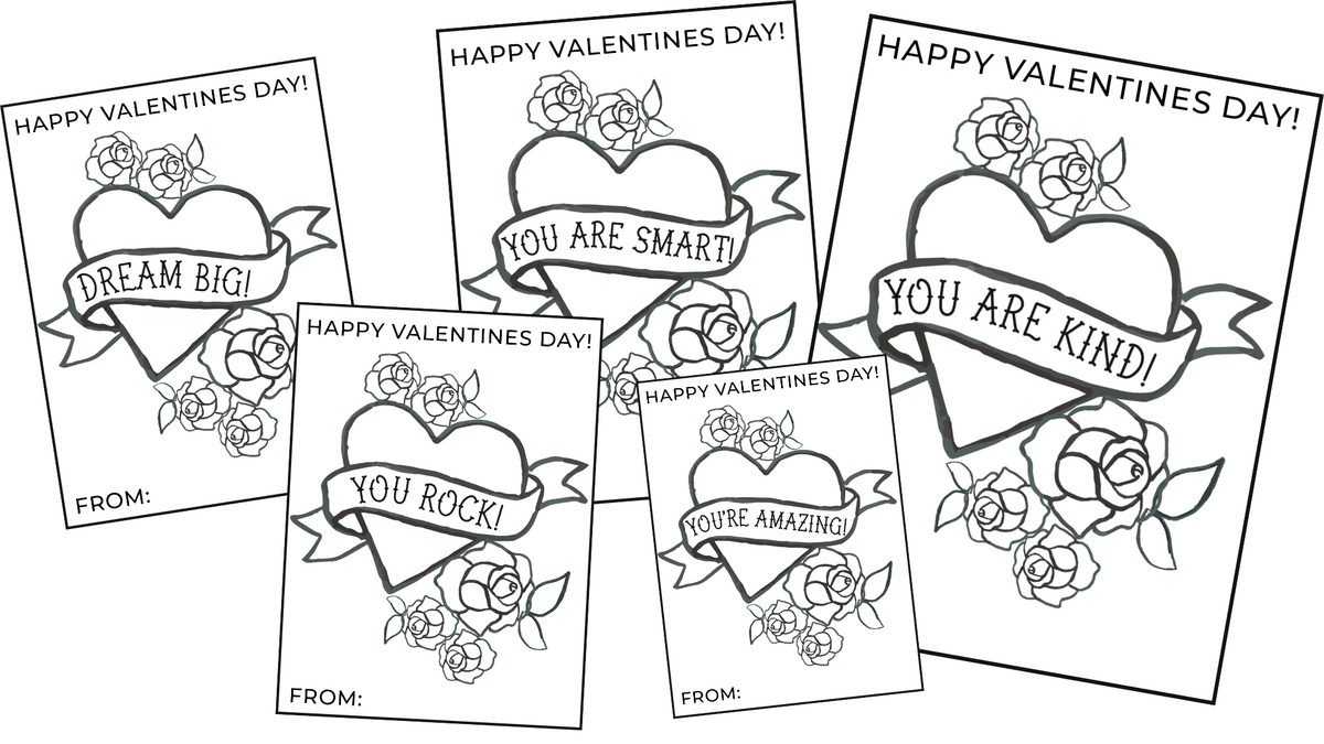 Valentine's Day Free Printable's! – Tiny Revival Clothing Co.