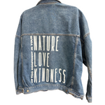 Confident in Him Upcycled Denim Jacket