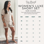 Taupe Women's Luxe Short Set