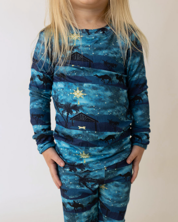 Star of Bethlehem Long Sleeve Pajamas *preorder ships by 9/26*