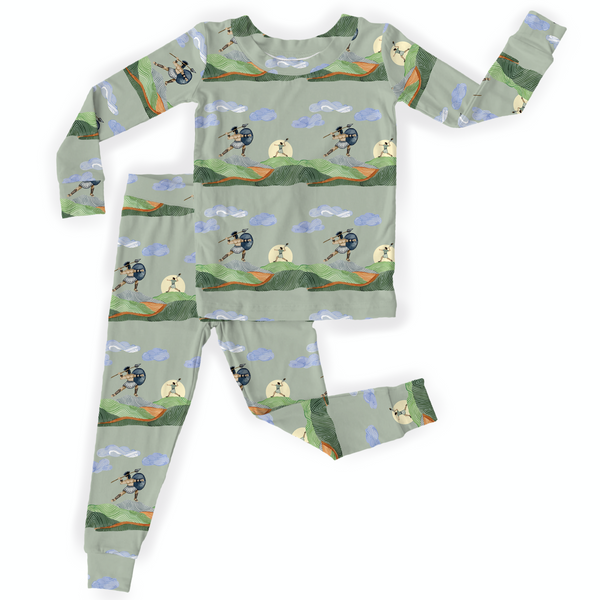 David & Goliath Long Sleeve Pajamas