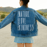 Confident in Him Upcycled Denim Jacket