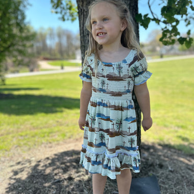 Risen Girls Smocked Twirl
