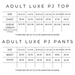 Silent Night Adult Luxe Pajamas