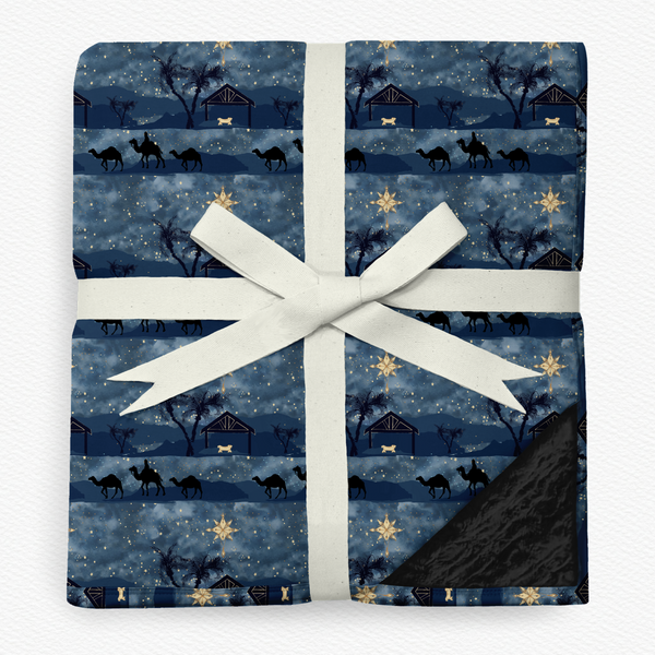 Star of Bethlehem Heirloom Plush Blanket *preorder ships by 9/26*