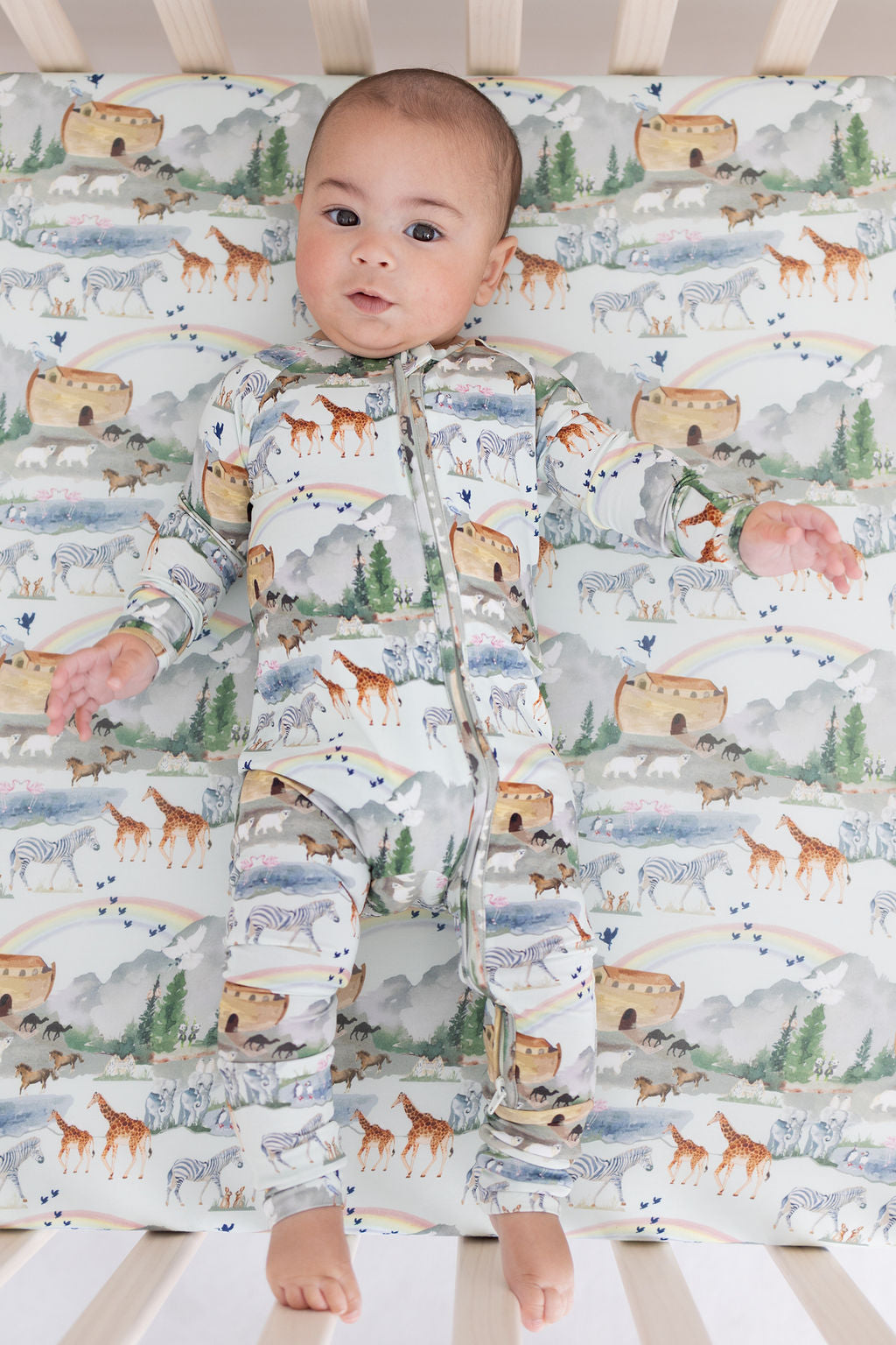 Noah's Ark Convertible Romper – Tiny Revival Clothing Co.